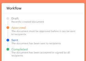 Approve your first documents