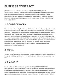 Template For Business Contract from www.pandadoc.com