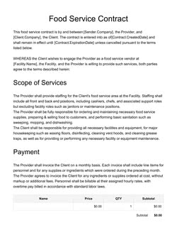 Snow Removal Agreement Template from www.pandadoc.com