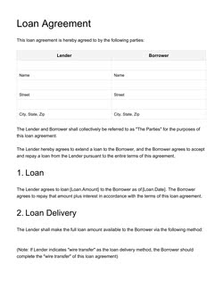 Loan Term Sheet Template from www.pandadoc.com