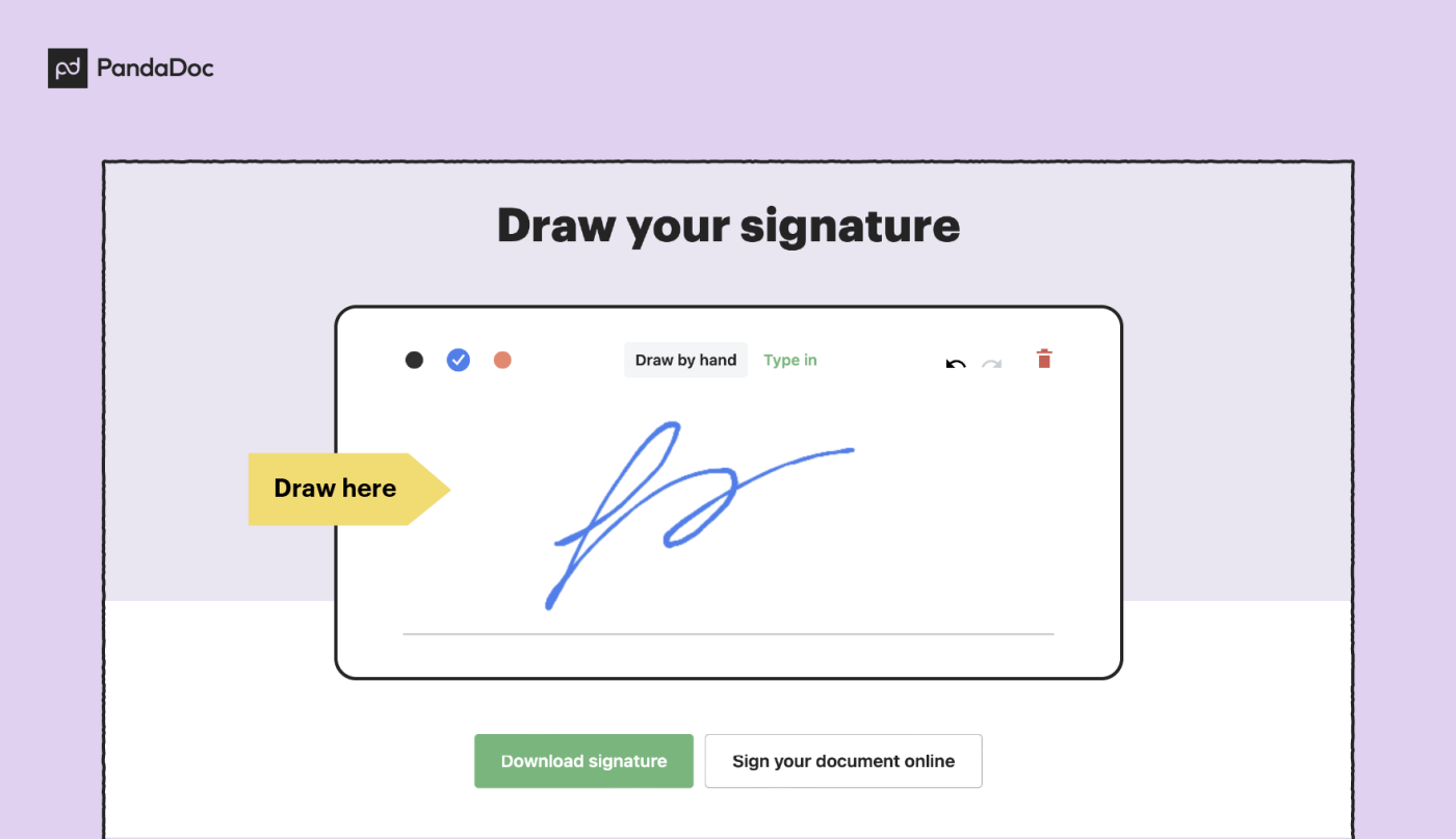 Draw your signature 