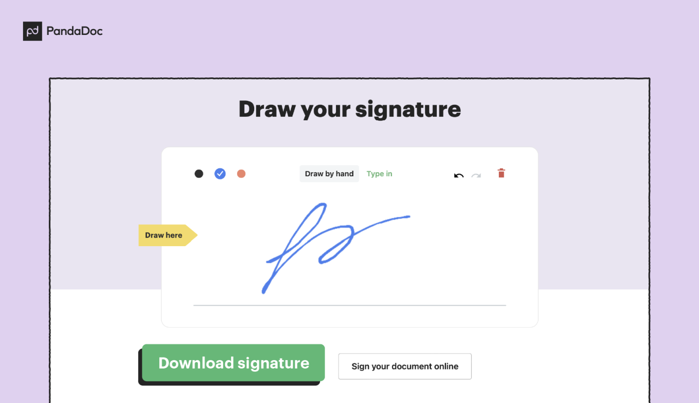 Download signature