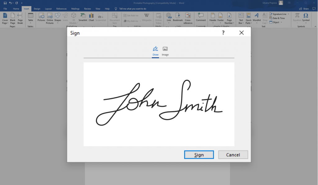 How to Create an Electronic Signature in Microsoft Word [2022 Overview]