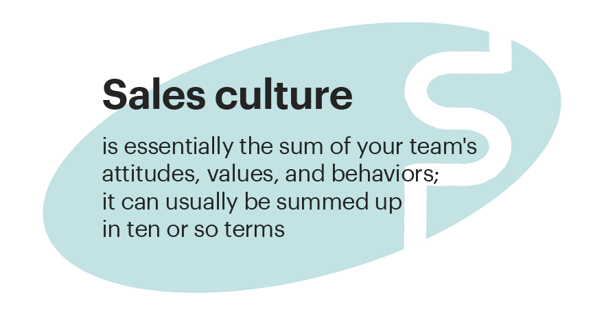 What is sales culture