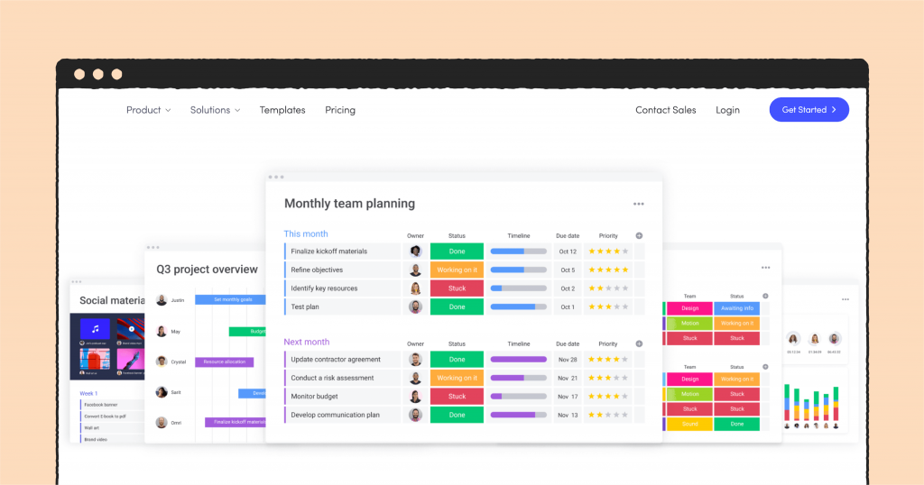 monday planning platform