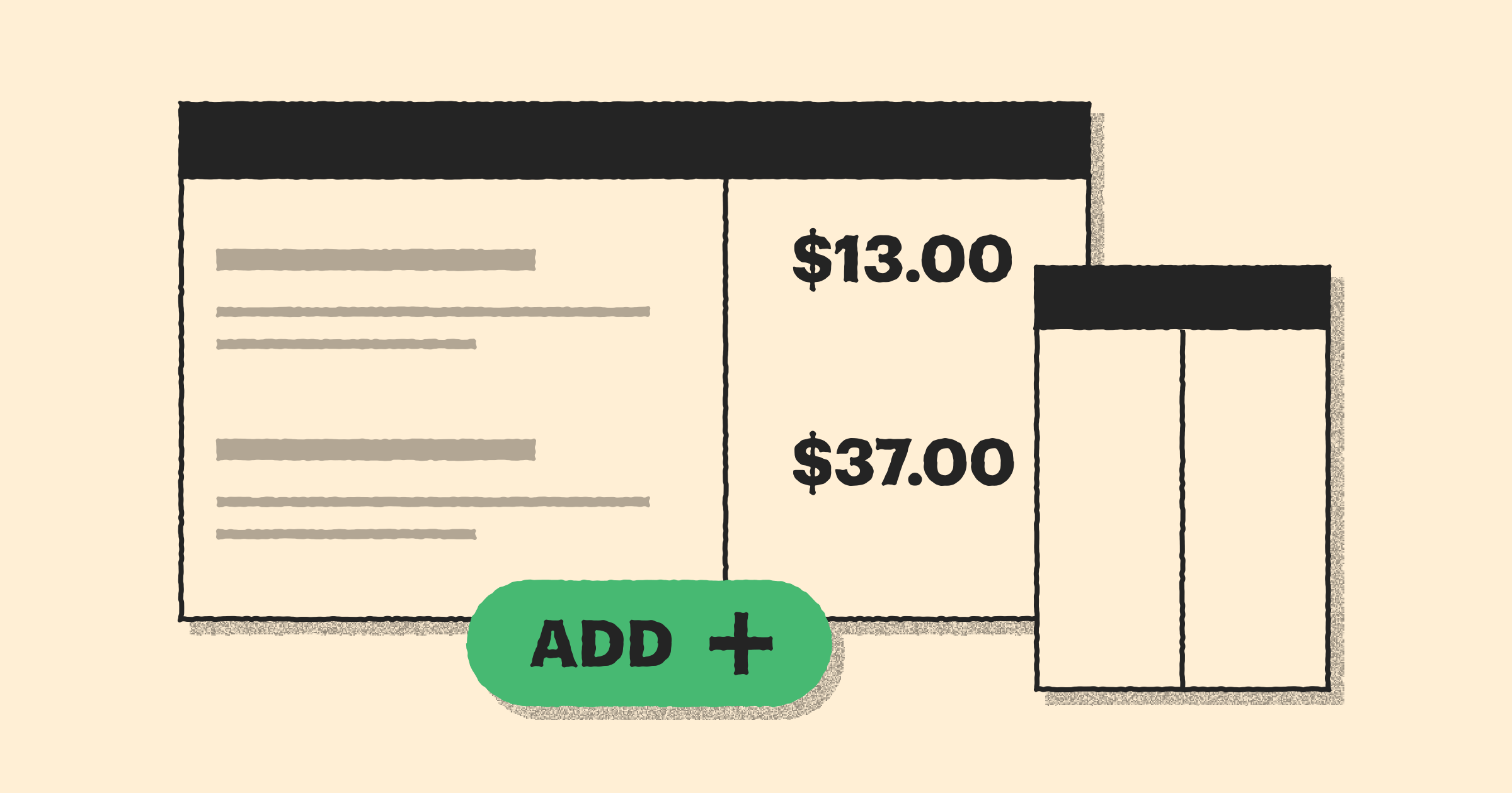 Pricing tables: reimagined