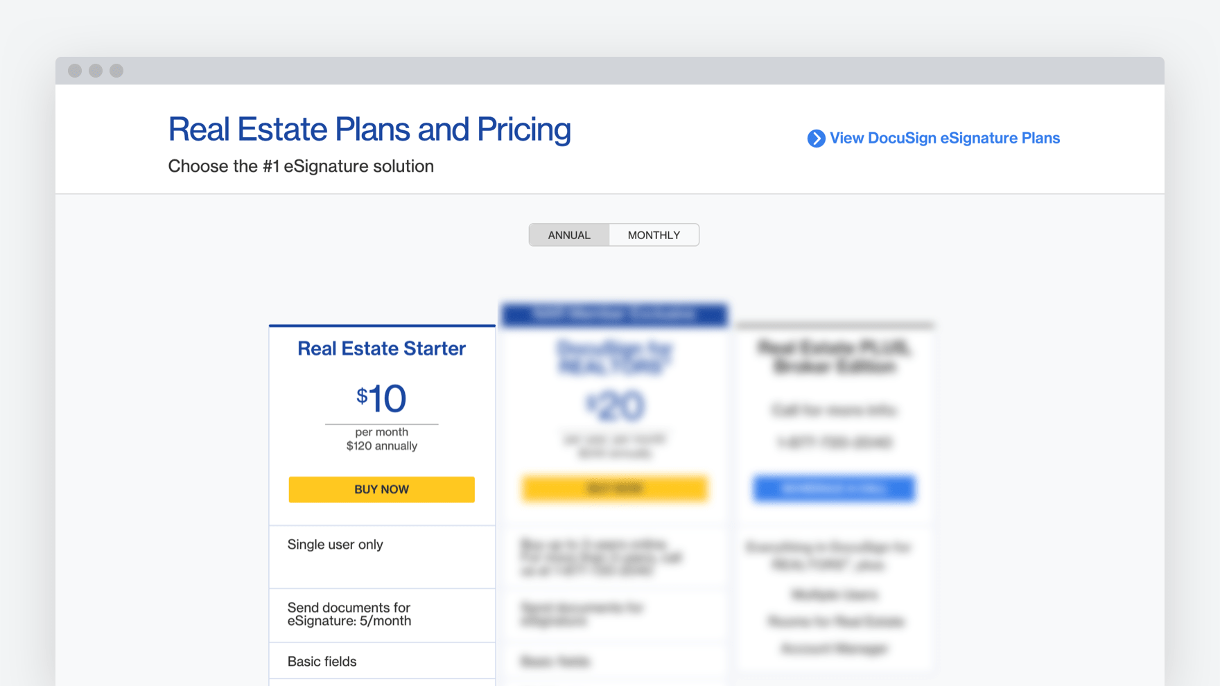 Real_Estate_Starter_pricing_plan