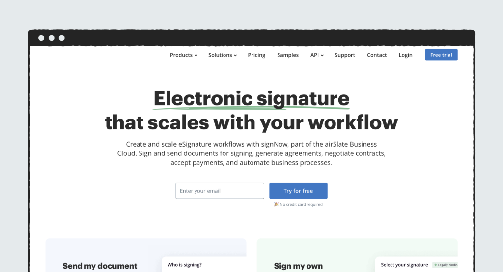 HelloSign alternatives: SignNow