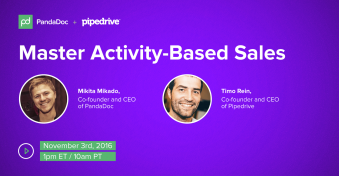 Master activity-based sales